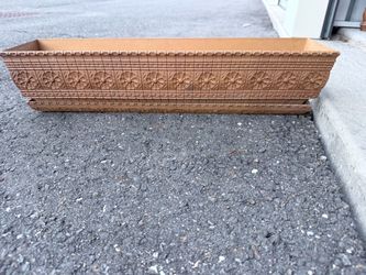 Floral Pattern Window Box Planter