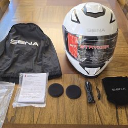 Sena Stryker Full Face Smart Helmet with Integrated Mesh and Bluetooth