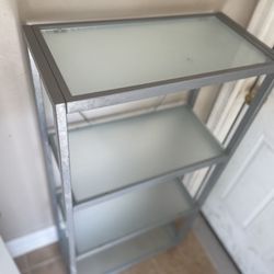 Metal and Glass Shelf 