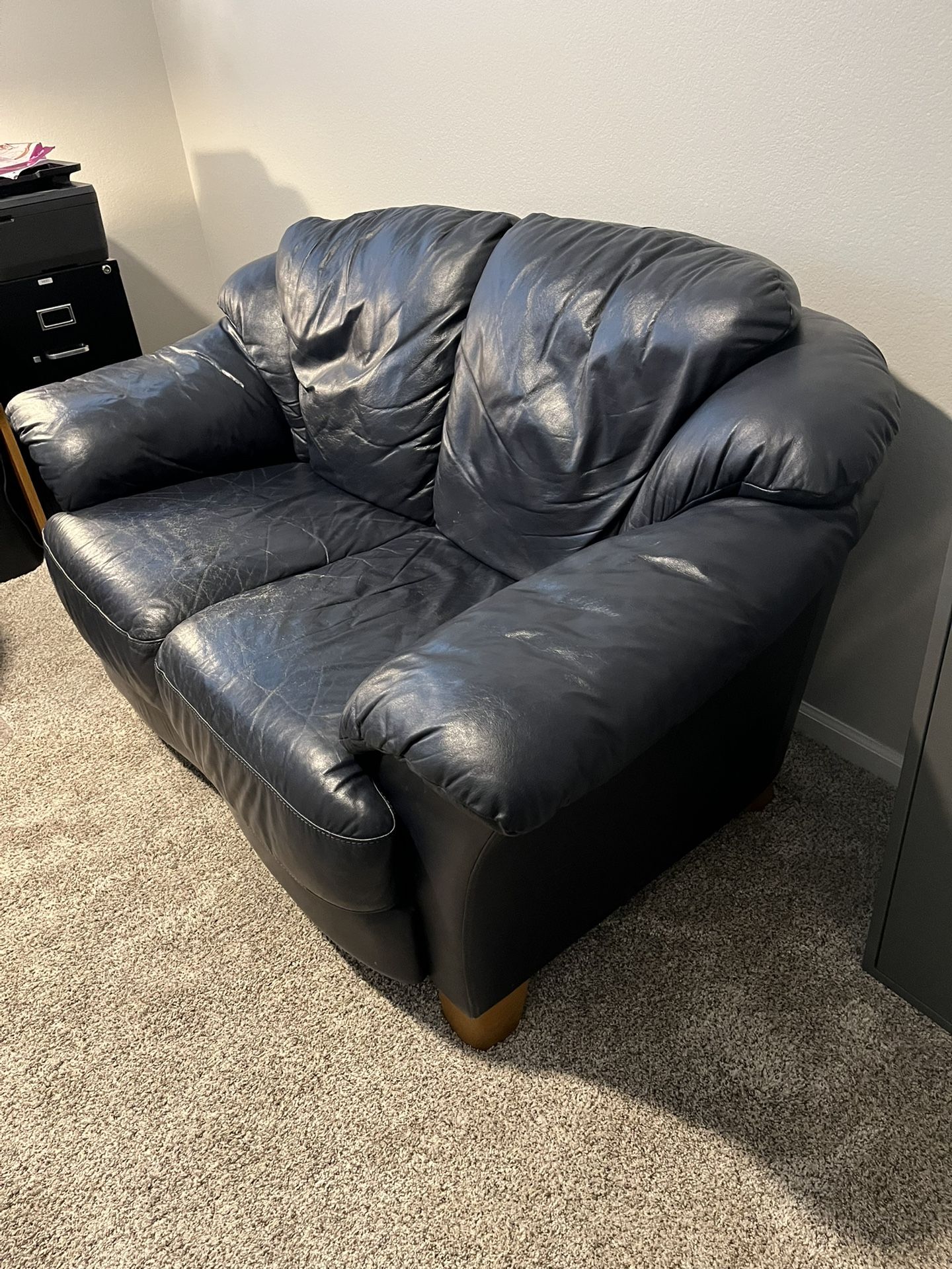 Navy Blue Couch