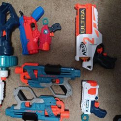 Assortment Of Nerf Guns
