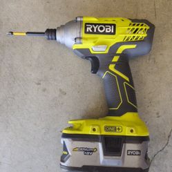 Ryobi 18v Impact W/4ah Battery 