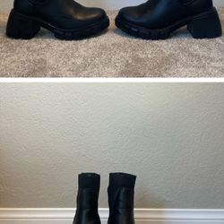 Steve Madden, Ankle Booties, Black