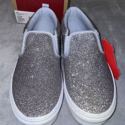 Vans Asher Glitter Girl Shoes Size 5