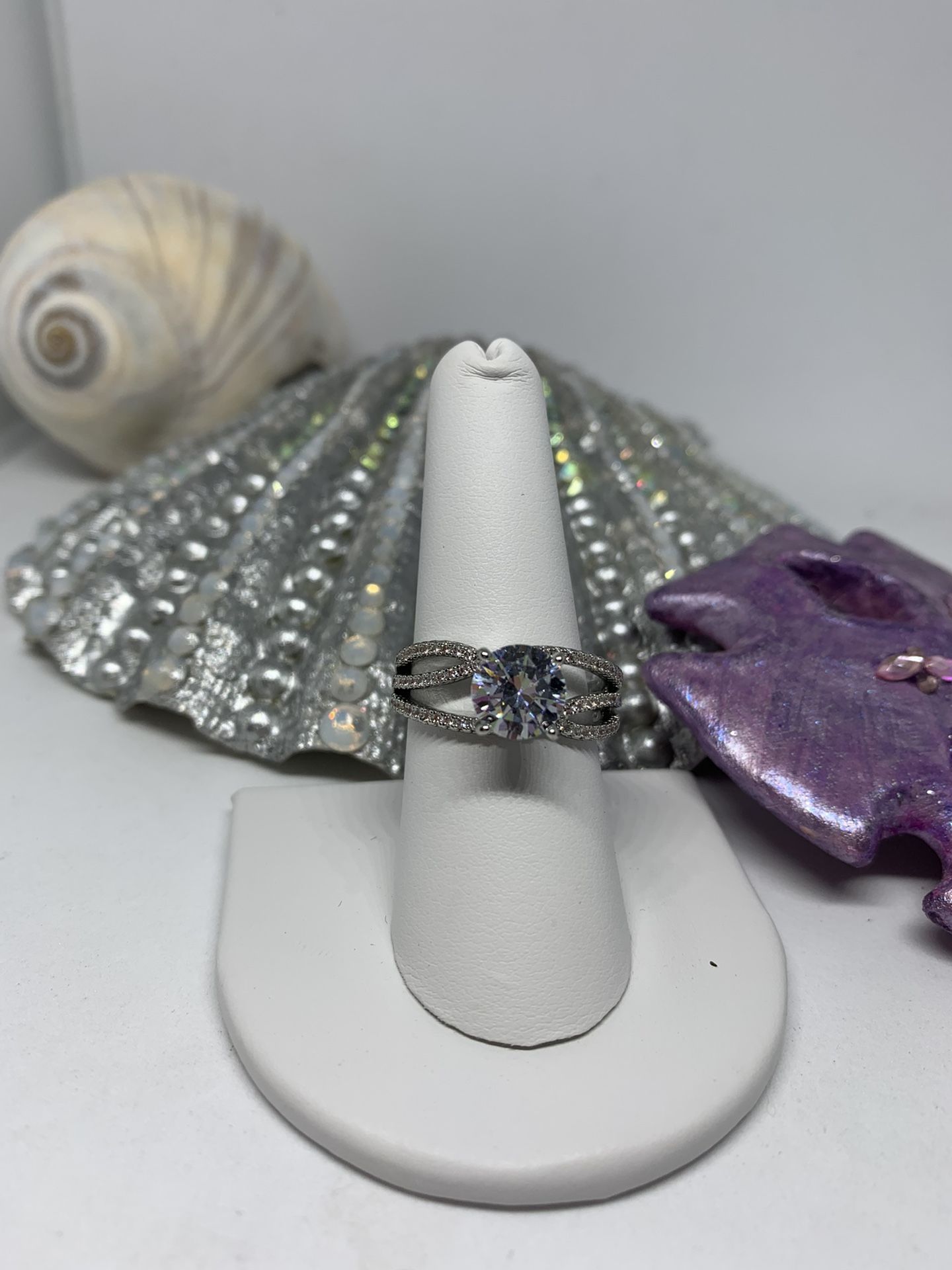 Sparkling Wedding/engagement Ring Sz9.75 $14