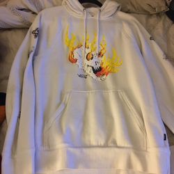 White vans Skull hoodie