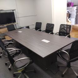 Conference Table. Rectangular. With Data Ports. Power Modules. 10’. But Also In 8’ And 12’