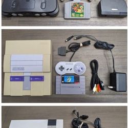 Huge Nintendo Retro Video Game Super Christmas Bundle, NES, SNES, & N64 With All Mario Games!!