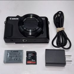 Canon Powershot G7x Mark II Camera