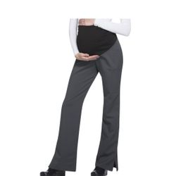GREY MATERNITY SCRUB PANTS