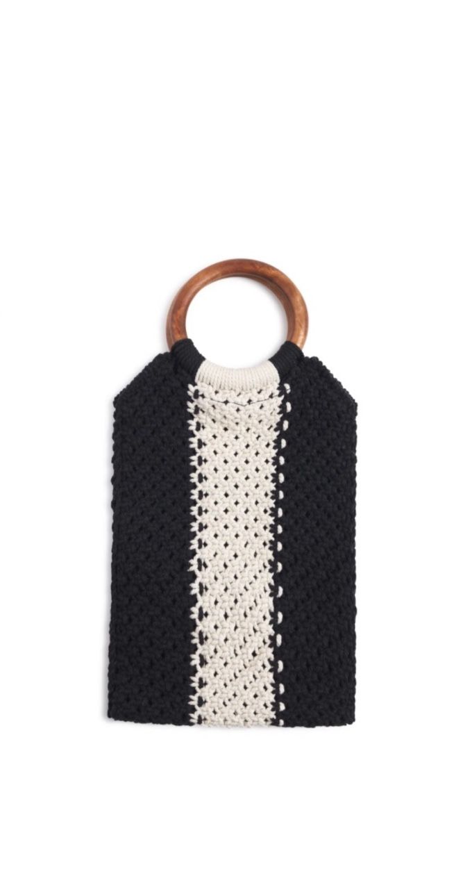 Laude the Label-Gaby Mini Macrame Bag-NWT