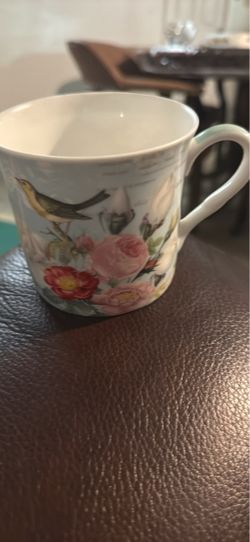Stechcol Floral and Bird Porcelain Mug