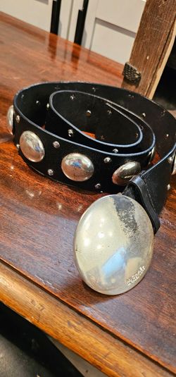 Vintage Michael Kors Black Leather Very Cool Used Has Scratches/good Condition