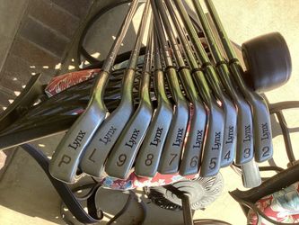 Lynx Black Cat High Velocity Golf Irons - 10 Club Set