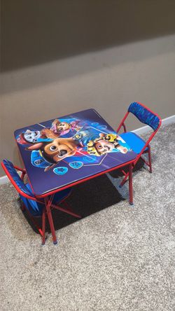 Paw patrol kids table set 3pc
