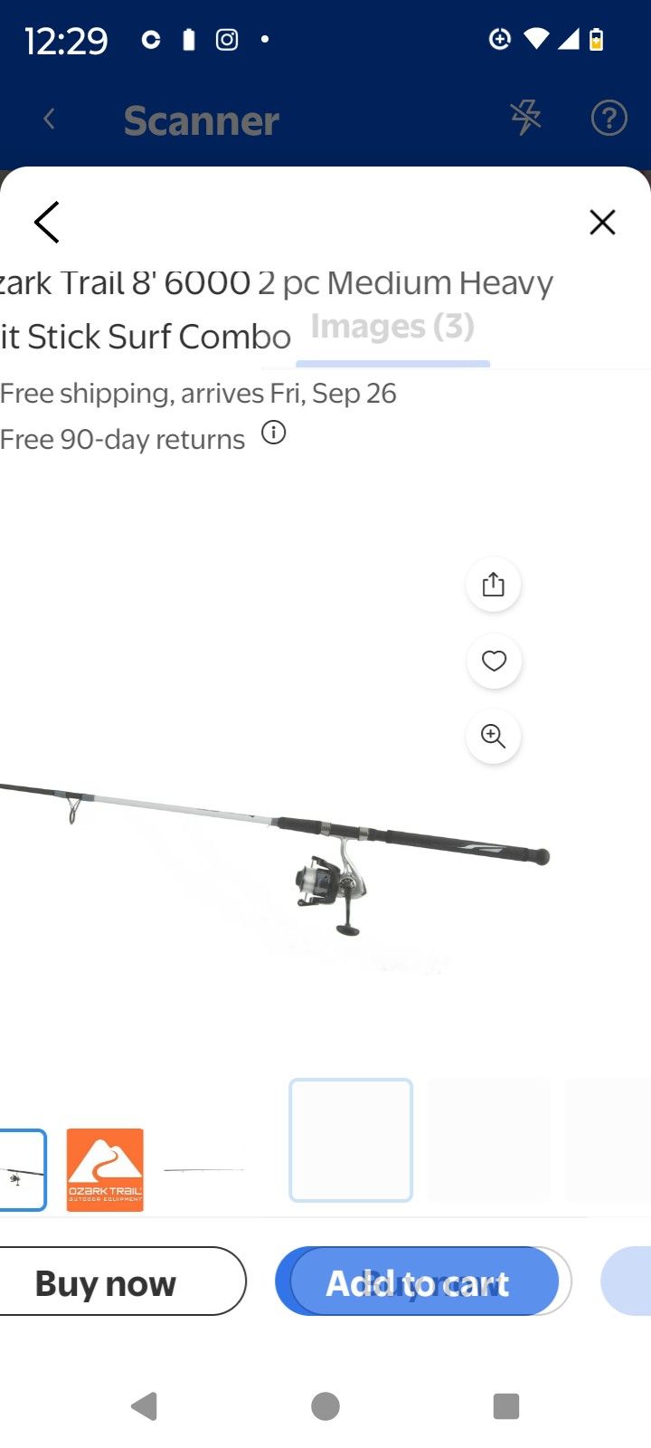 Ozark Trail 8 Ft Rod Real Brand New Unused