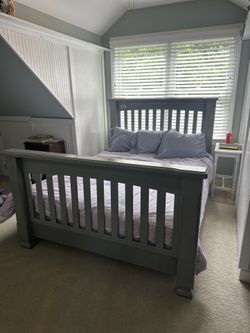 Bedroom Set Full Sized Bed/Crib & Regular Dresser/changing Table 