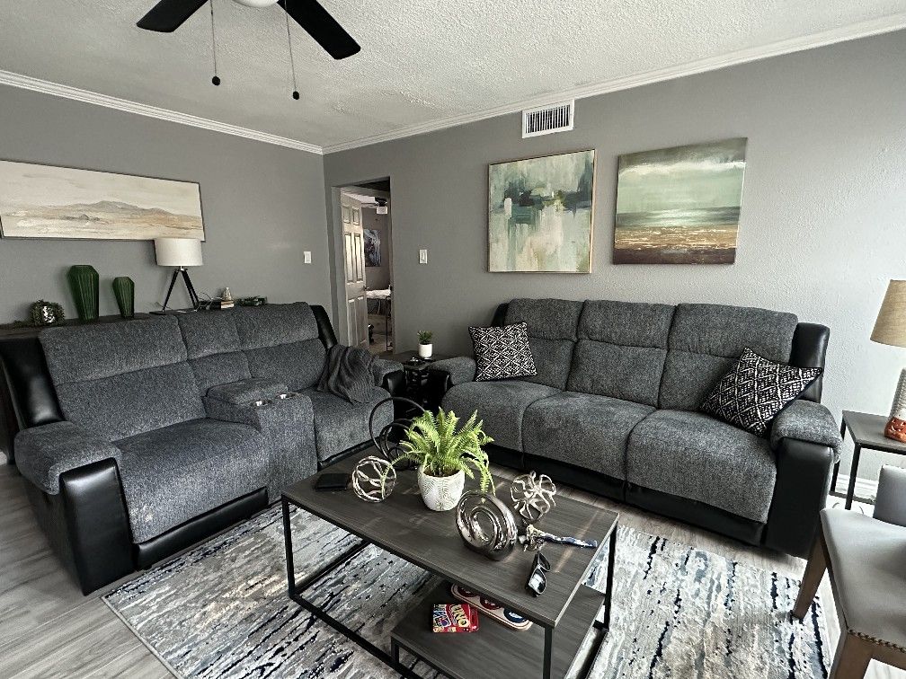 Sofa and Love Chair Recliners