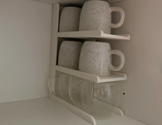 Cabinet Glass & Cup Organizer