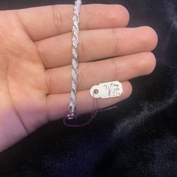 925 Silver Rope bracelet