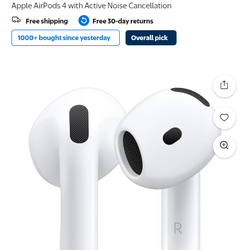 Apple iPods 4 noise cancellation