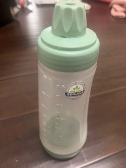 Whiskware Pancake Batter Dispenser and Mixer Bottle - Mint Green