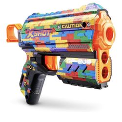 XSHOT Skins Flux Blaster - Striper Skin Easy Reload, Air Pocket Dart Technology, Toy Foam Blaster for Kids, Teens and Adults