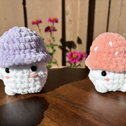 Mushroom Guy 🍄 $15 Handmade 🧶 Crochet 