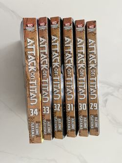 Attack On Titan Mangas 29-34