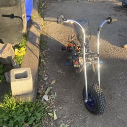 Mini Bike Chrome J Bars 