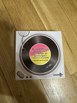 Record Player Coaster Set Of 4
