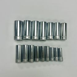 Snap On 3/8 Metric 16 Piece Socket Set