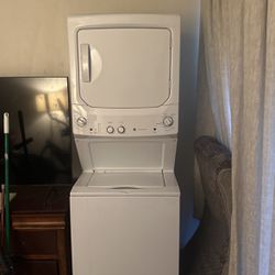 Stackable G&E Washer Dryer this Item  Currently needs A baring Replaced On Washer Dryer Works Perfectly