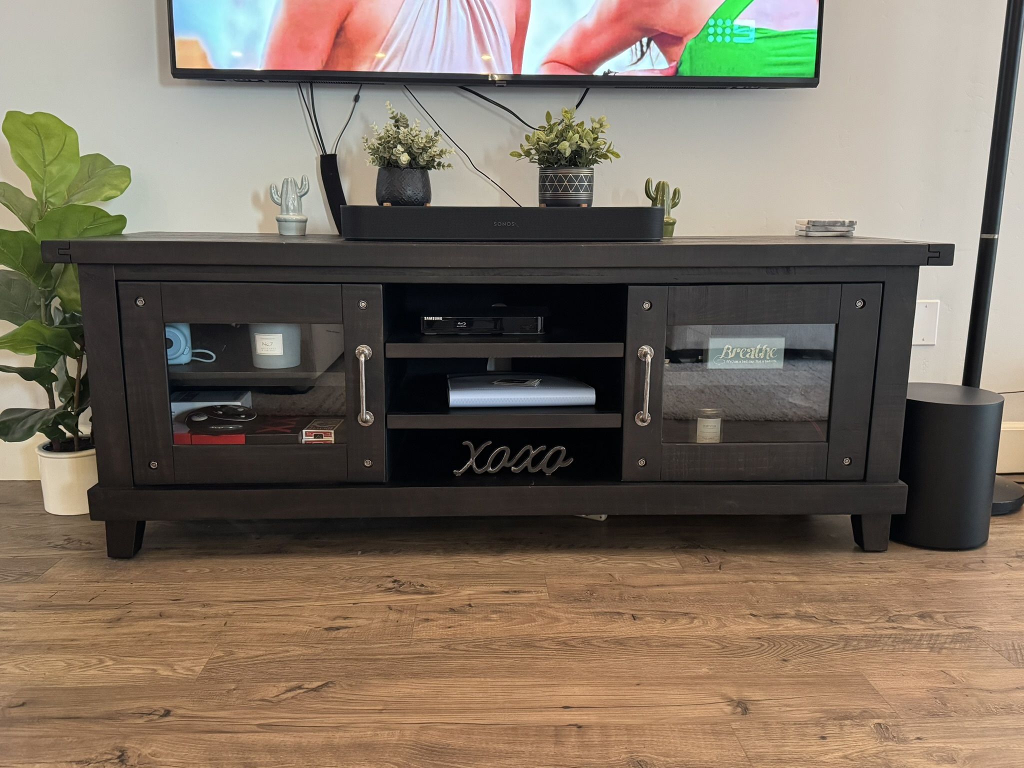 Console Table - Espresso TV Console