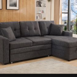 New! Comfy Sofa Sleeper Sectional !! Free Local Delivery!! 