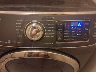 Samsung washer and dryer both work, but dryer doesn't get hot