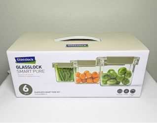 New! Glasslock Sealed Food Containers