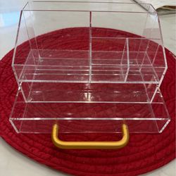 Makeup organizer with drawer