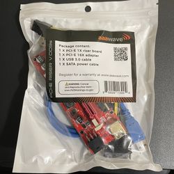 AAAWAVE - PCI-E 1x to 16x RISER GPU (V .009S)