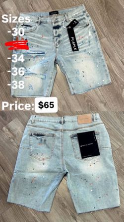 purple brand shorts