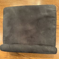 Ontel Black Pillow Pad Fold Away Multi-Angle Soft Tablet Stand w/Built-In Storage Compartment 
