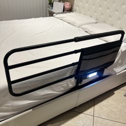 Brand New Elderly Safety Bed Rail With Night Light 