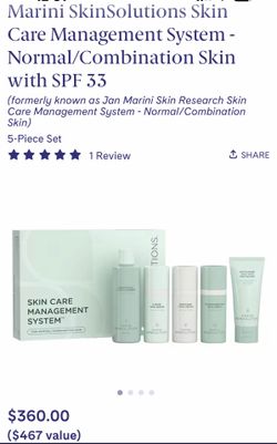 Marini SkinSolutions Skin Care Management System - Normal/Combination Skin