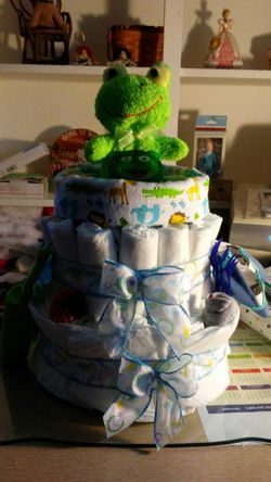 Handmade Diaper Cake