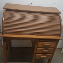 Antique roll top desk over 50 years old