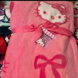 Hello Kitty OG bow Blanket