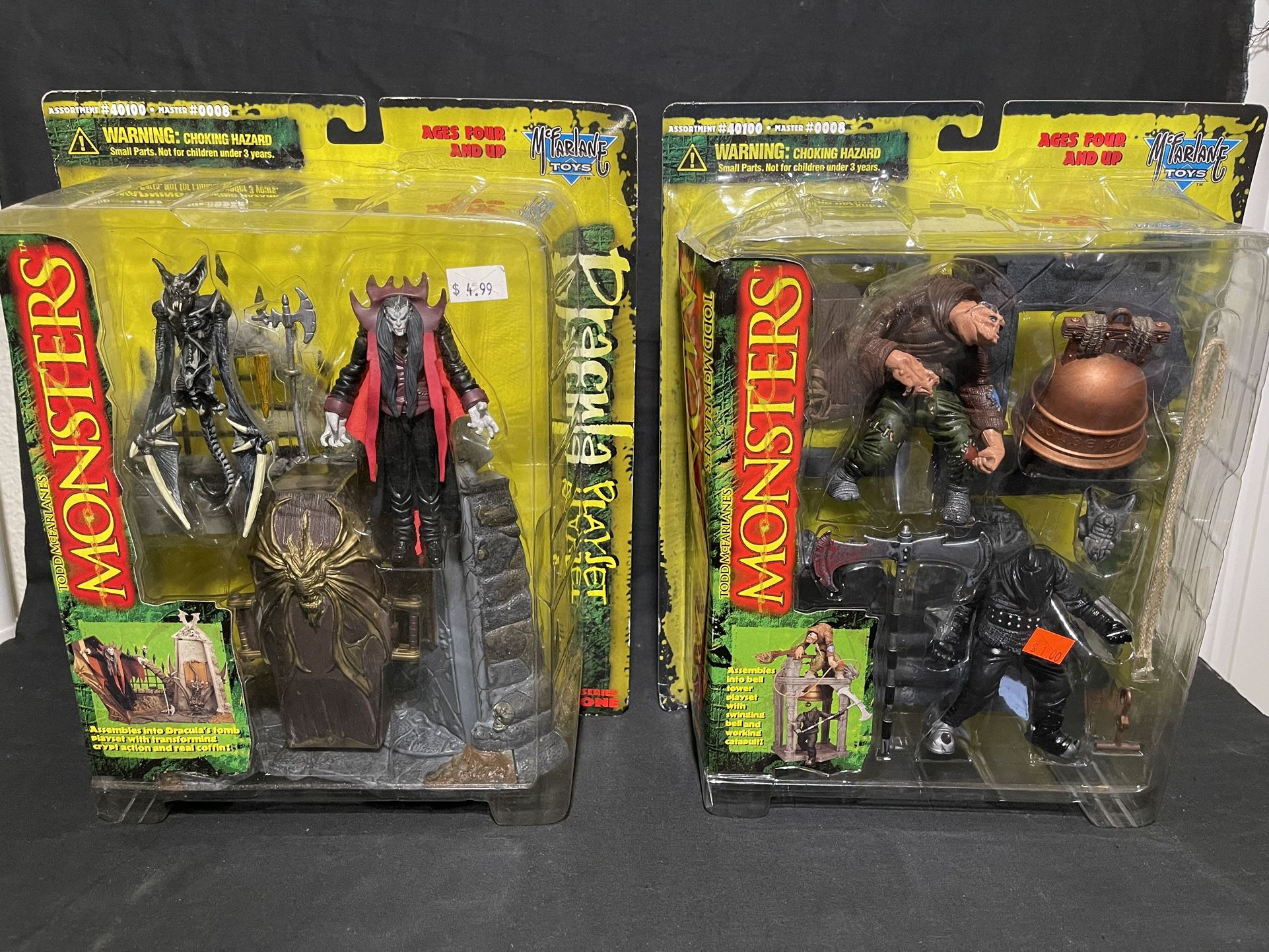 McFarlane Toys- Monsters Dracula & Hunchback Playsets (1997) MIP for Sale  in Spring Hill, FL - OfferUp