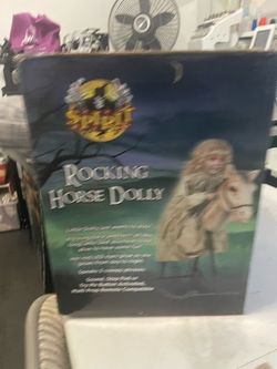 Halloween Rocking Horse Dolley Animatronic