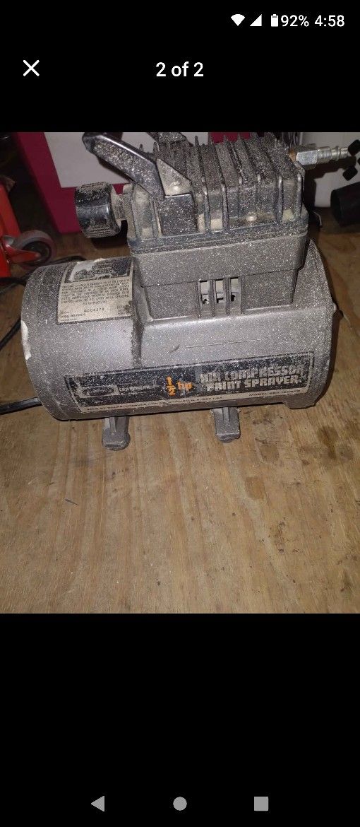 Craftsman 1/2 HP Air Compressor