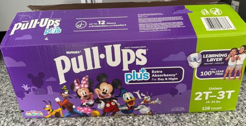 Huggies Pull-Ups Plus 2T-3T 127 out of 128 Count